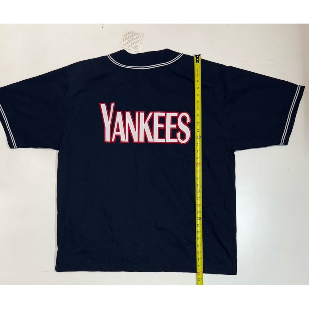 Vintage 90s Russell Athletic New York Yankees Warm Up Jersey Full Zip Men's‎ XL